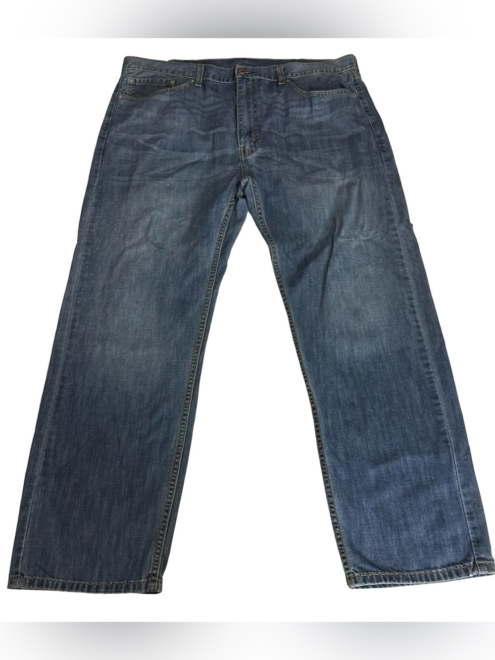 Classic Men's Blue Jeans - Comfortable Straight Fit
